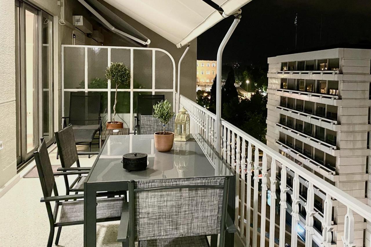 Parthenon And Syntagma Square View Apartment Atenas Exterior foto