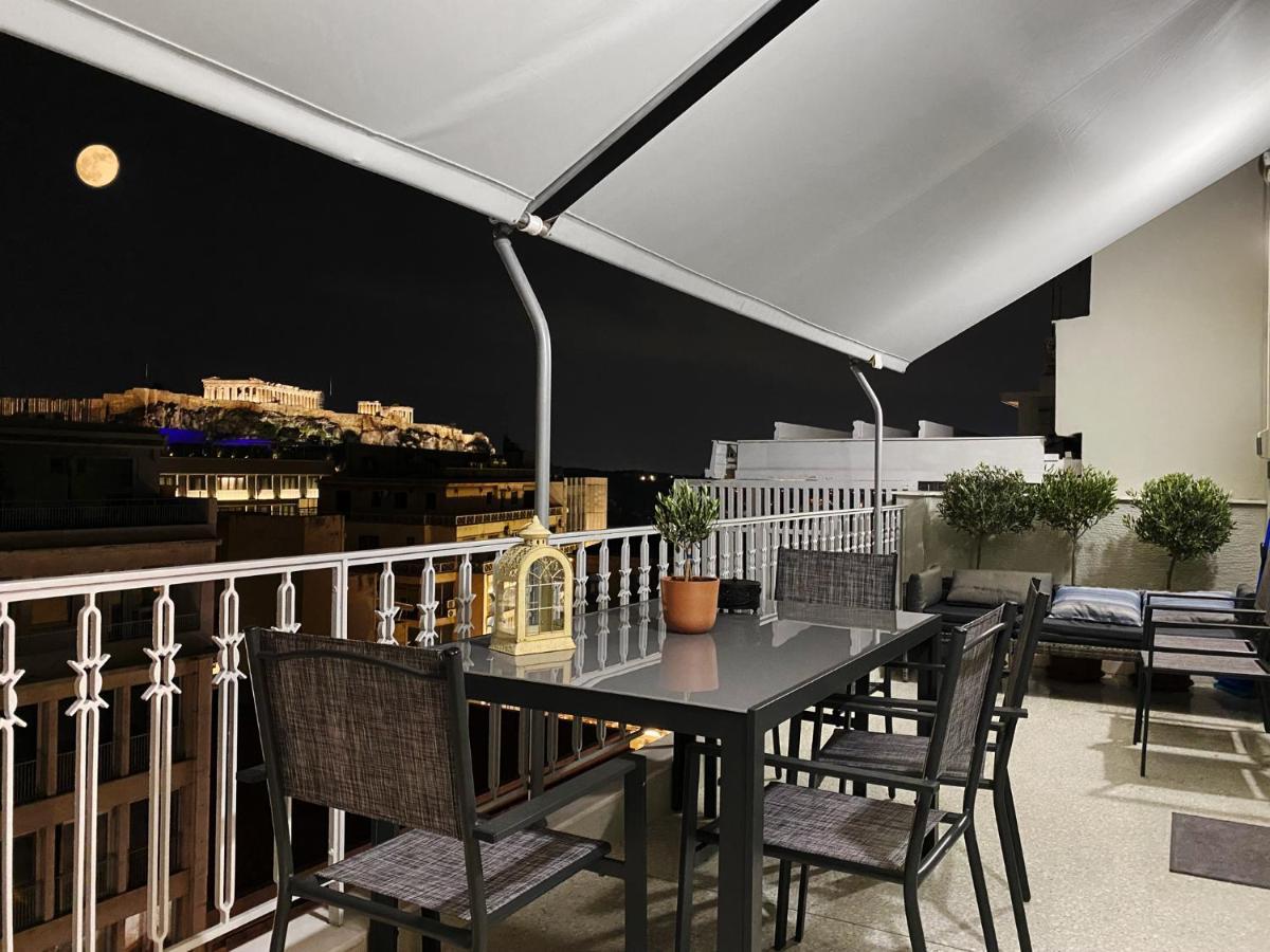 Parthenon And Syntagma Square View Apartment Atenas Exterior foto