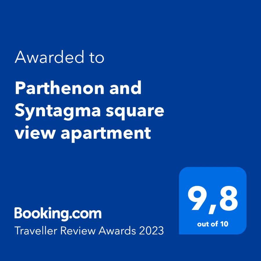 Parthenon And Syntagma Square View Apartment Atenas Exterior foto
